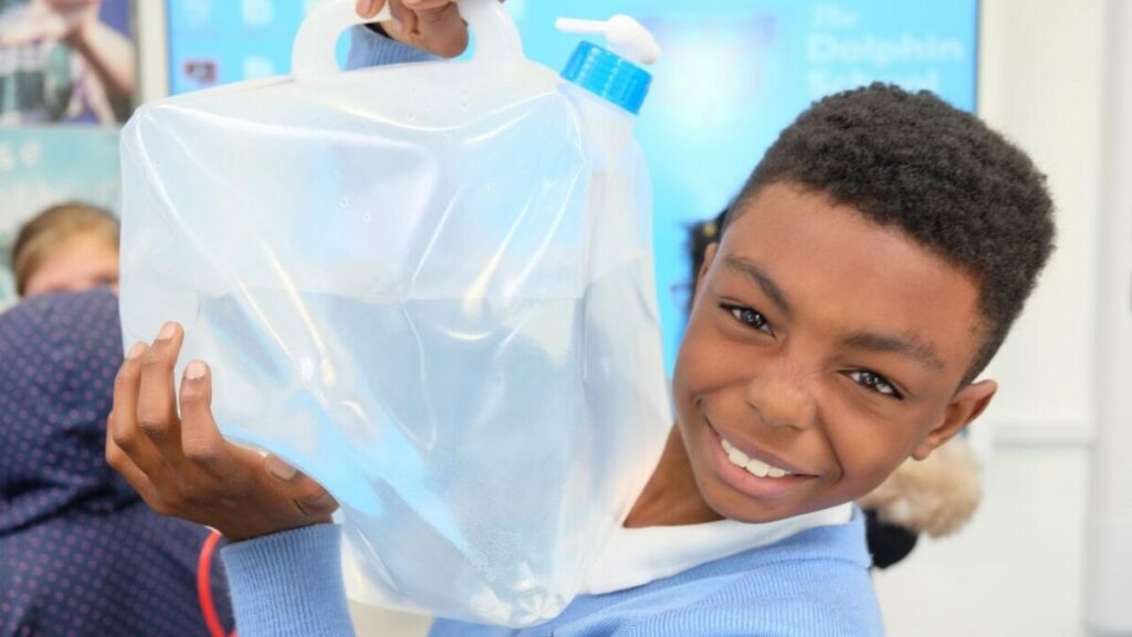 How can you teach your children not to waste water?