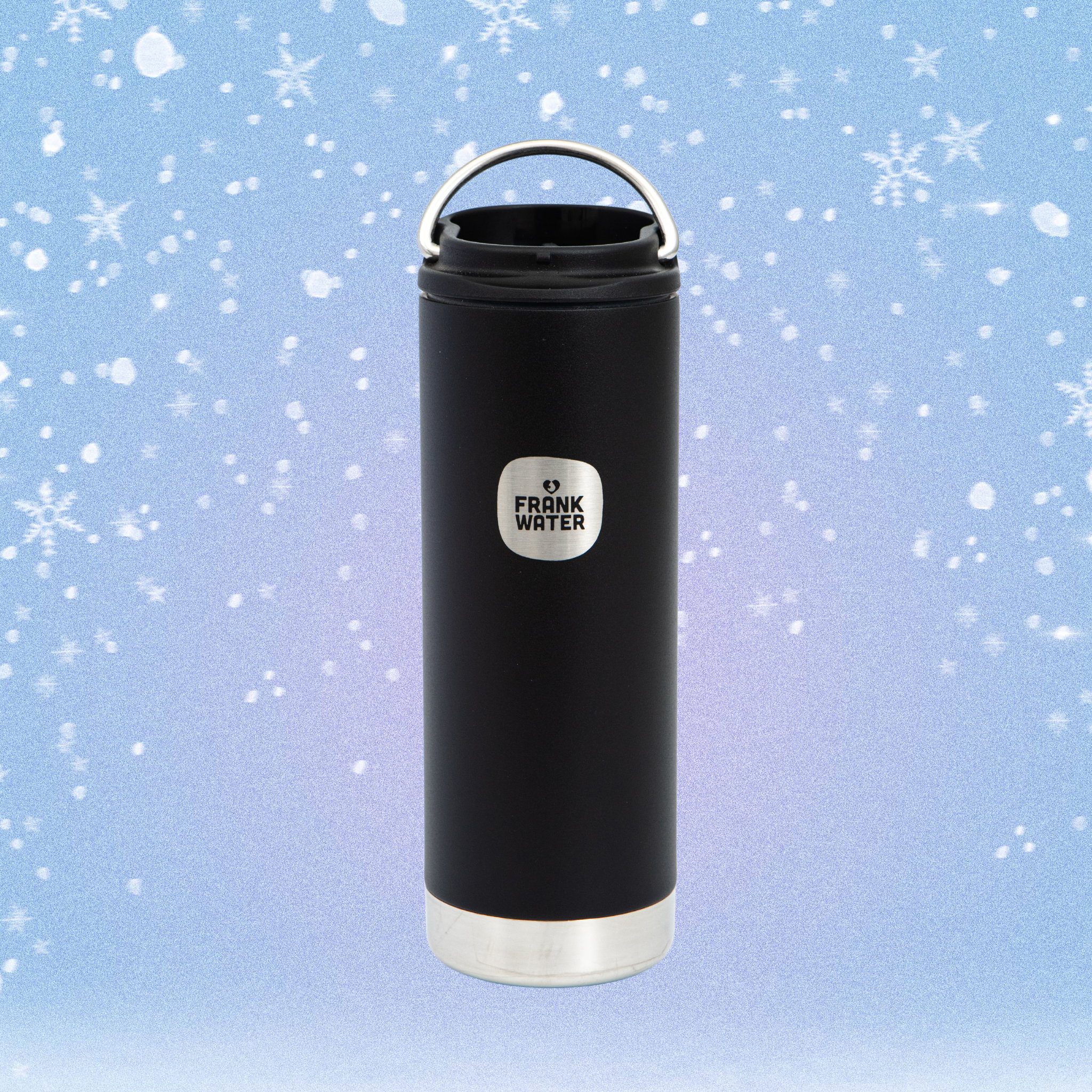 Frank Water x Klean Kanteen Flask - Black